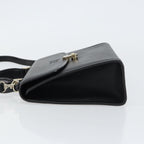 Burberry Vintage Handbag Leather Black Leather Handbag (Authentic Pre-Loved)