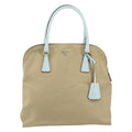 Prada Vintage Handbag Canvas Beige Canvas Handbag (Authentic Pre-Loved)