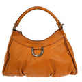 Gucci D Ring Hobo Leather Brown Leather Handbag (Authentic Pre-Loved)