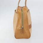 Celine Vintage Macadam Handbag Canvas And Leather Beige Canvas Handbag (Authentic Pre-Loved)