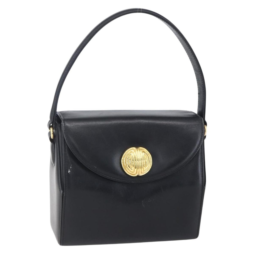 Givenchy Vintage Handbag Leather Black Leather Bag (Authentic Pre-Loved)