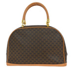 Celine C Macadam Handbag Canvas Brown Canvas Handbag (Authentic Pre-Loved)