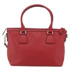 Gucci Vintage Soho Convertible Satchel Leather Red Leather Handbag (Authentic Pre-Loved)