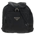 Prada Front Pocket Backpack Tessuto Black Nylon Backpack Bag (Authentic Pre-Loved)