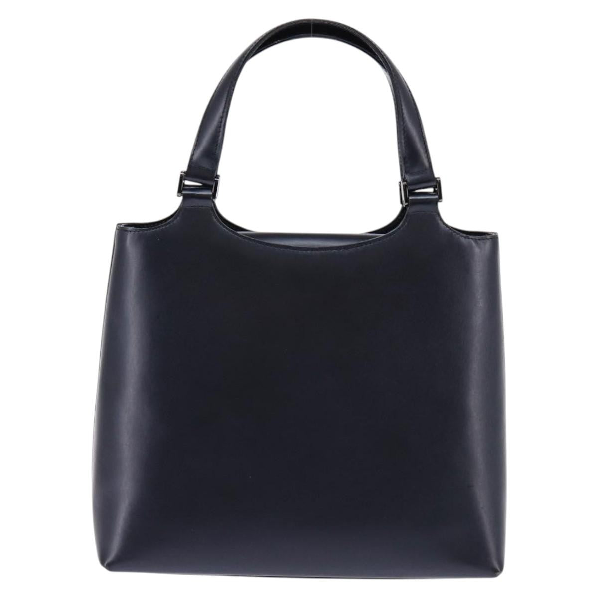 Givenchy Vintage 4G Handbag Leather Navy Leather Handbag (Authentic Pre-Loved)