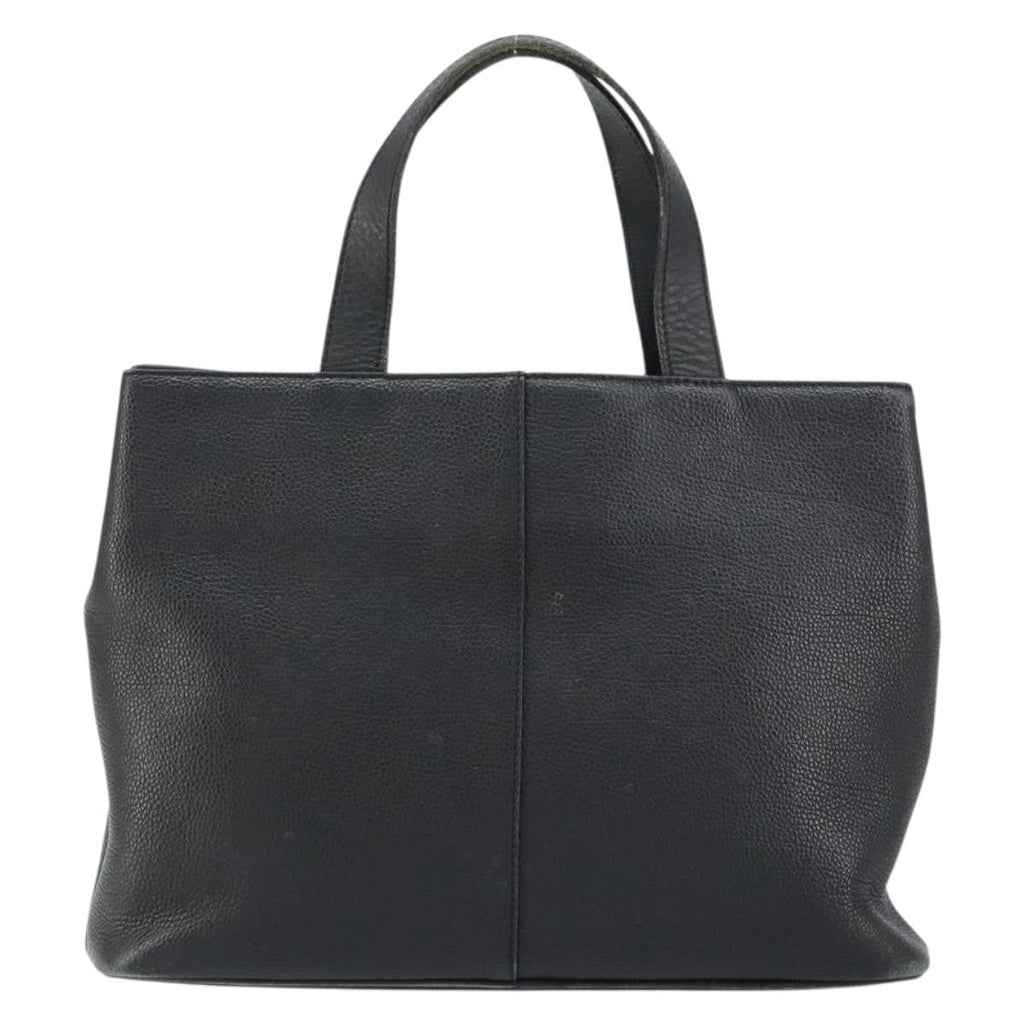 Burberry Vintage Handbag Leather Black Leather Handbag (Authentic Pre-Loved)