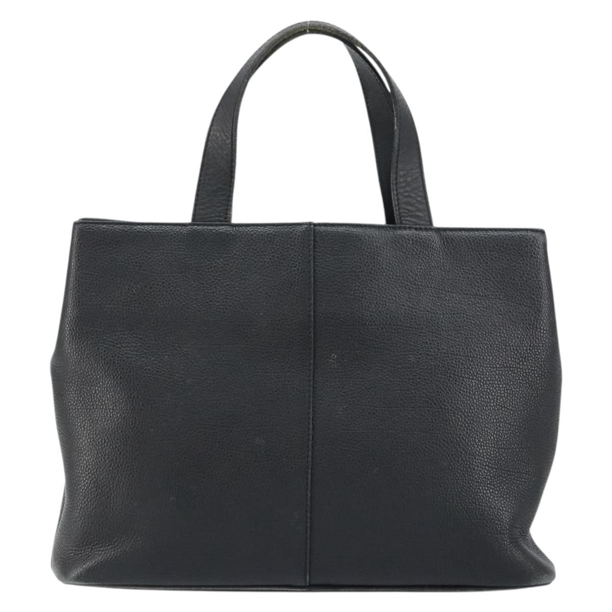 Burberry Vintage Handbag Leather Black Leather Handbag (Authentic Pre-Loved)
