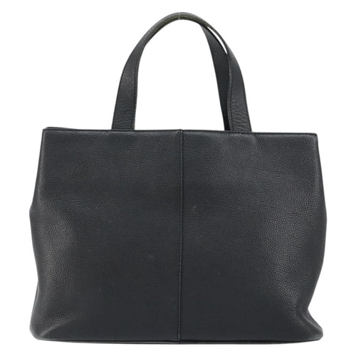 Burberry Vintage Handbag Leather Black Leather Handbag (Authentic Pre-Loved)