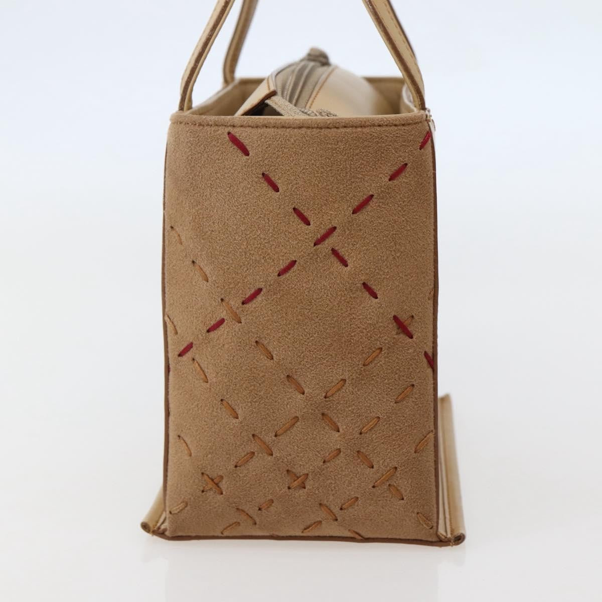Burberry Vintage Handbag Leather Beige Leather Handbag (Authentic Pre-Loved)