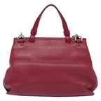Gucci Bamboo Daily Top Handle Bag Leather Pink Leather Bag (Authentic Pre-Loved)