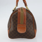 Celine Vintage Macadam Handbag Canvas And Leather Brown Canvas Handbag (Authentic Pre-Loved)