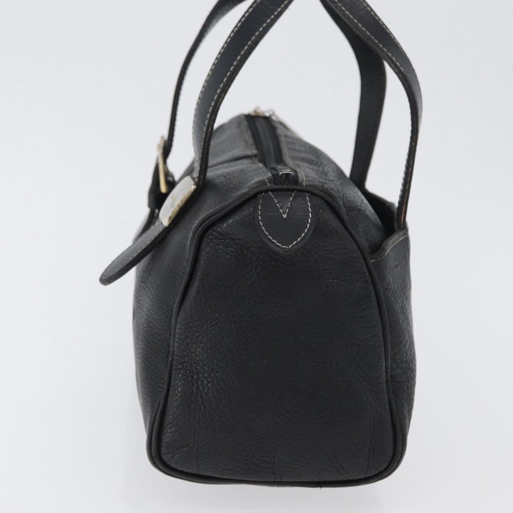 Burberry Vintage Handbag Leather Black Leather Handbag (Authentic Pre-Loved)