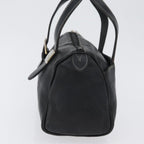 Burberry Vintage Handbag Leather Black Leather Handbag (Authentic Pre-Loved)