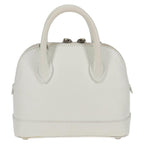 Balenciaga Logo Ville Bag Leather White Leather Handbag (Authentic Pre-Loved)