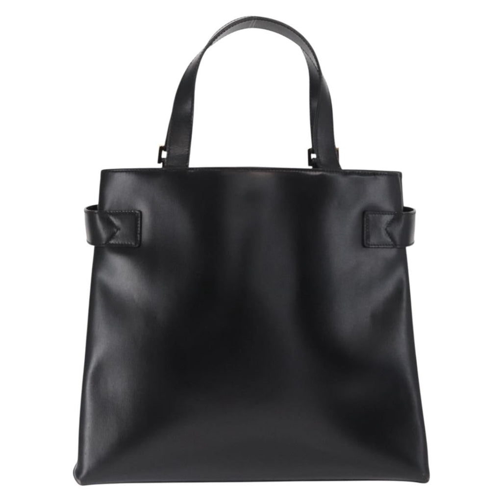 Gucci Vintage Handbag Leather Black Leather Handbag (Authentic Pre-Loved)