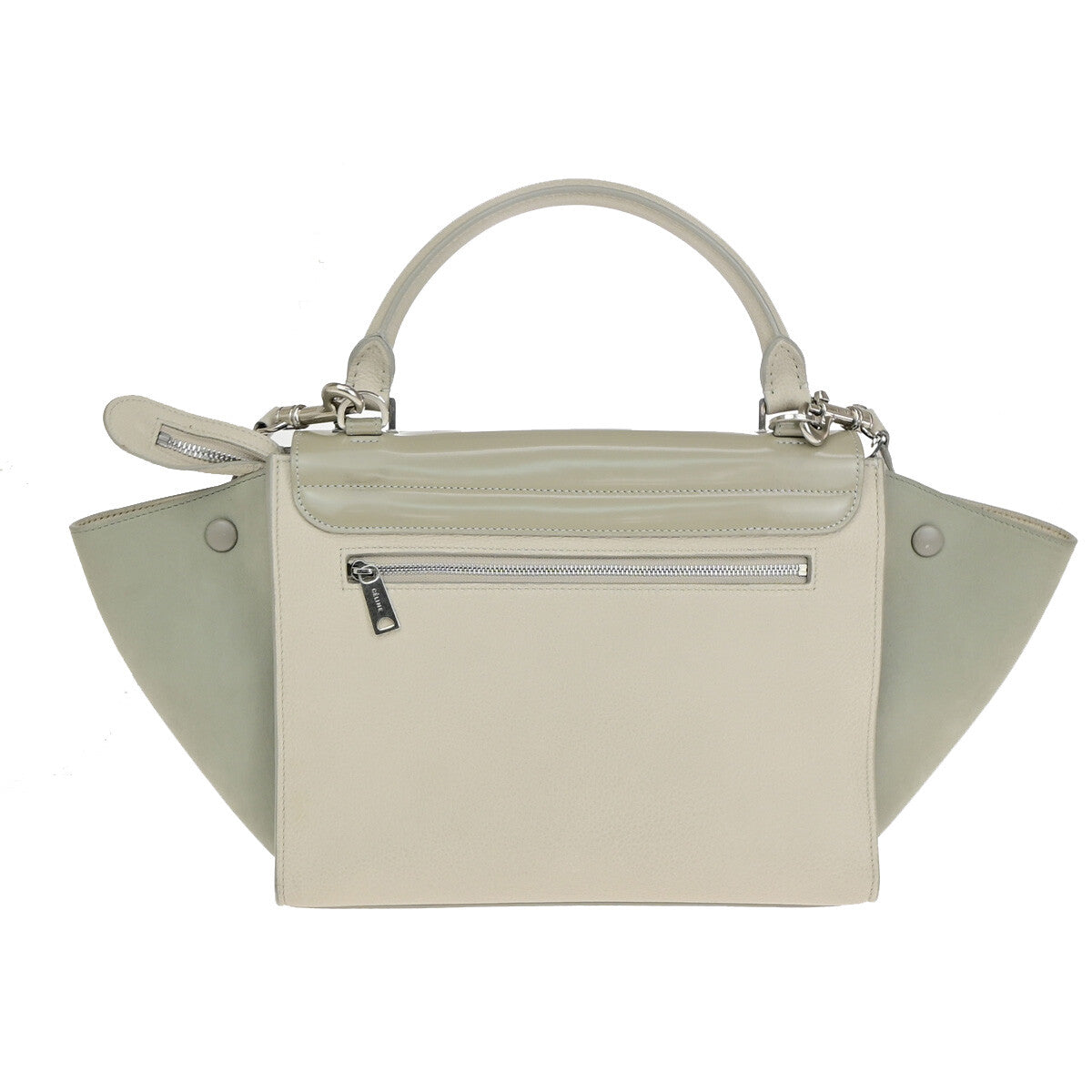 Celine Trapeze Bag Leather Beige Leather Handbag (Authentic Pre-Loved)