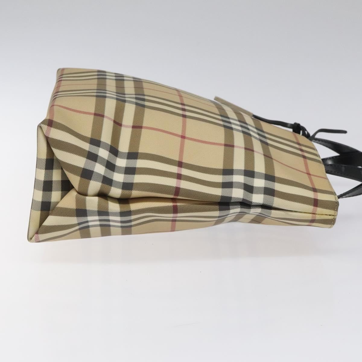 Burberry Nova Check Handbag Nova Check Canvas Beige Canvas Handbag (Authentic Pre-Loved)