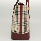 Burberry Nova Check Handbag Nova Check Canvas And Leather Beige Canvas Handbag (Authentic Pre-Loved)