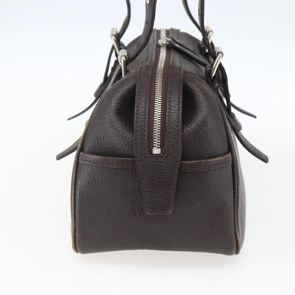 Burberry Vintage Handbag Leather Brown Leather Handbag (Authentic Pre-Loved)