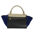 Celine Tricolor Trapeze Bag Leather Beige Leather Handbag (Authentic Pre-Loved)