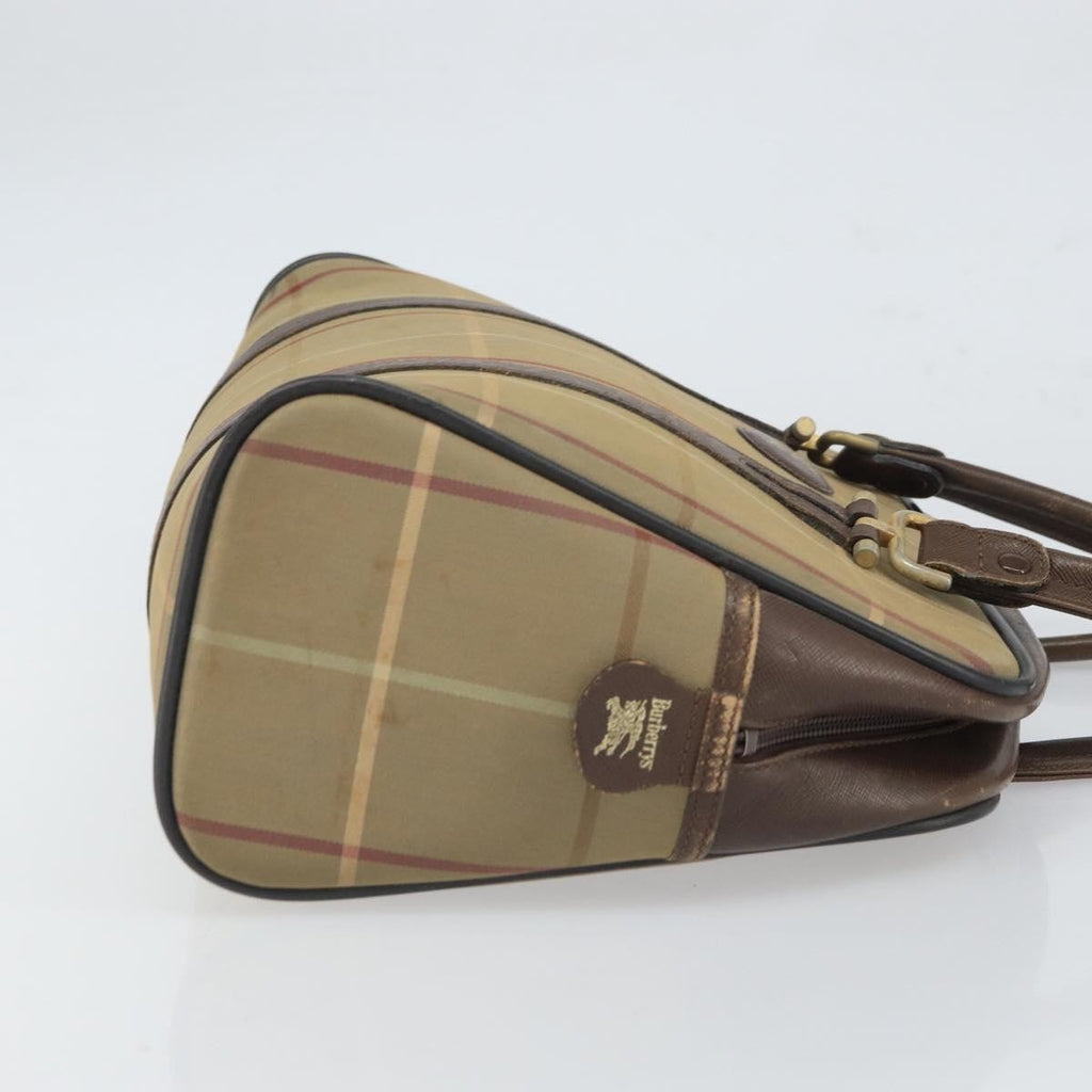 Burberry Nova Handbag Canvas Beige Canvas Handbag (Authentic Pre-Loved)