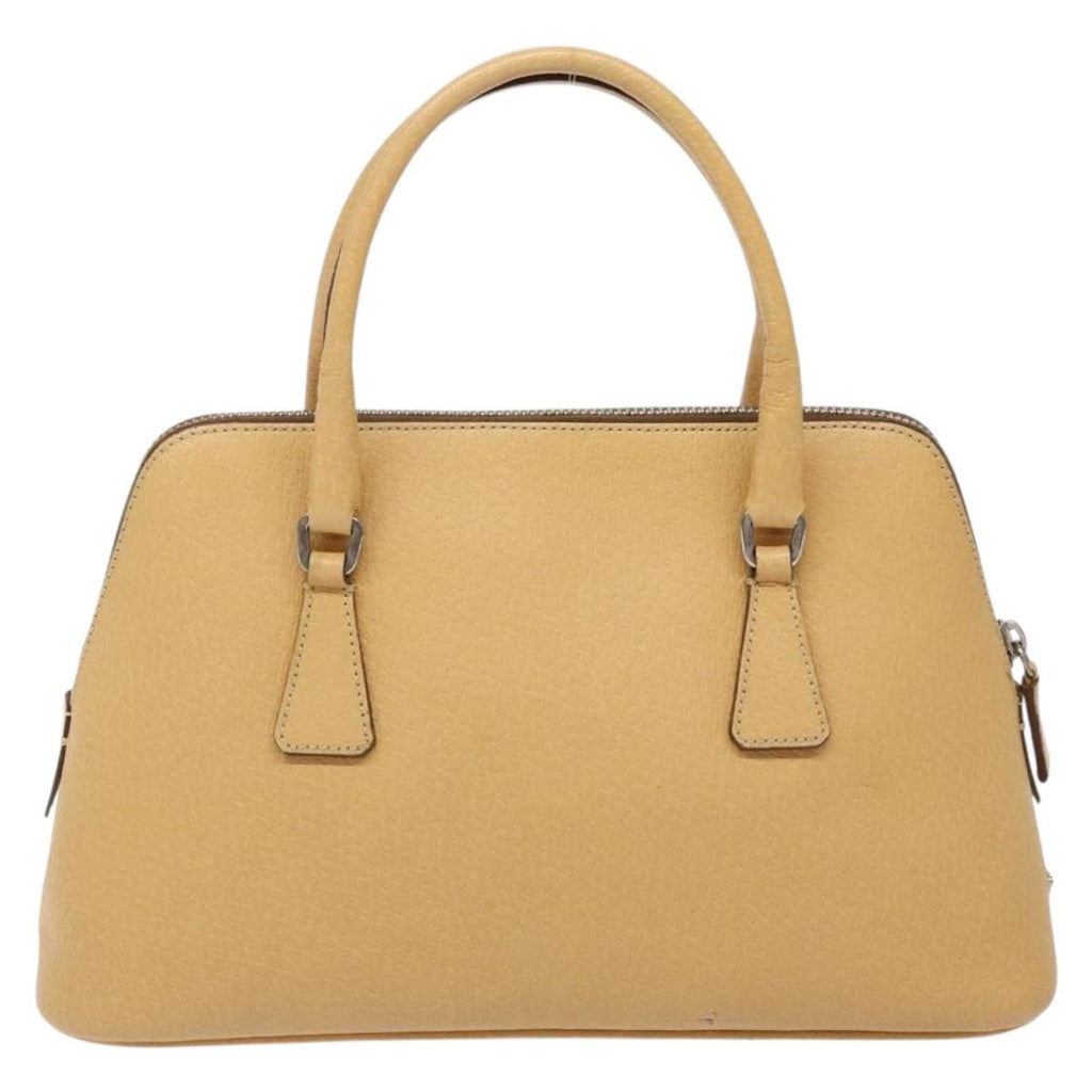 Prada Cuir Promenade Bag Saffiano Leather Beige Leather Handbag (Authentic Pre-Loved)