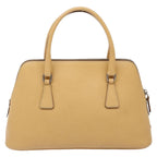 Prada Cuir Promenade Bag Saffiano Leather Beige Leather Handbag (Authentic Pre-Loved)