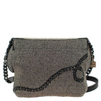 Mary Frances Busy Signal Crossbody Clutch Rotary Phone Handbag Beaded Bag New