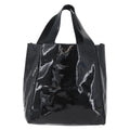 Prada Vintage Handbag Patent Leather Black Patent_Leather Handbag (Authentic Pre-Loved)