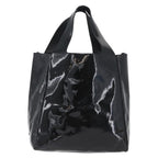 Prada Vintage Handbag Patent Leather Black Patent_Leather Handbag (Authentic Pre-Loved)