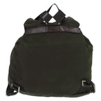 Prada Double Front Pocket Backpack Tessuto Khaki Nylon Backpack Bag (Authentic Pre-Loved)