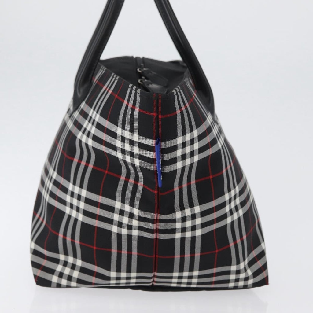 Burberry Nova Check Handbag Nylon Black Nylon Handbag (Authentic Pre-Loved)