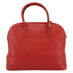 Burberry Vintage Handbag Leather Red Leather Handbag (Authentic Pre-Loved)