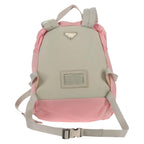 Prada Double Buckle Backpack Tessuto Pink Nylon Backpack Bag (Authentic Pre-Loved)