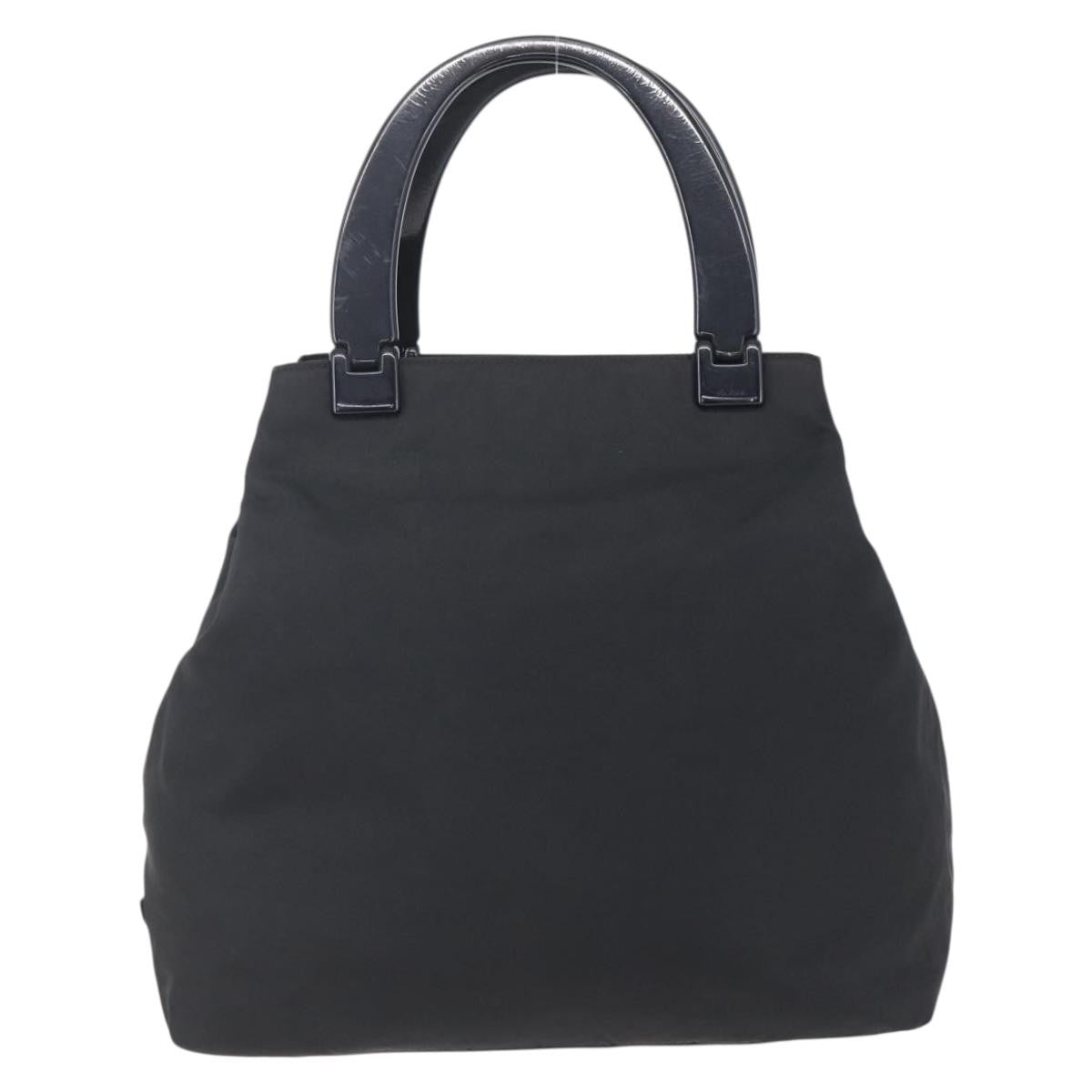 Prada Vintage Handbag Tessuto Black Nylon Handbag (Authentic Pre-Loved)