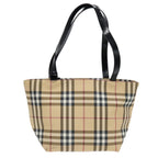 Burberry Nova Check Handbag Nova Check Canvas Beige Canvas Handbag (Authentic Pre-Loved)