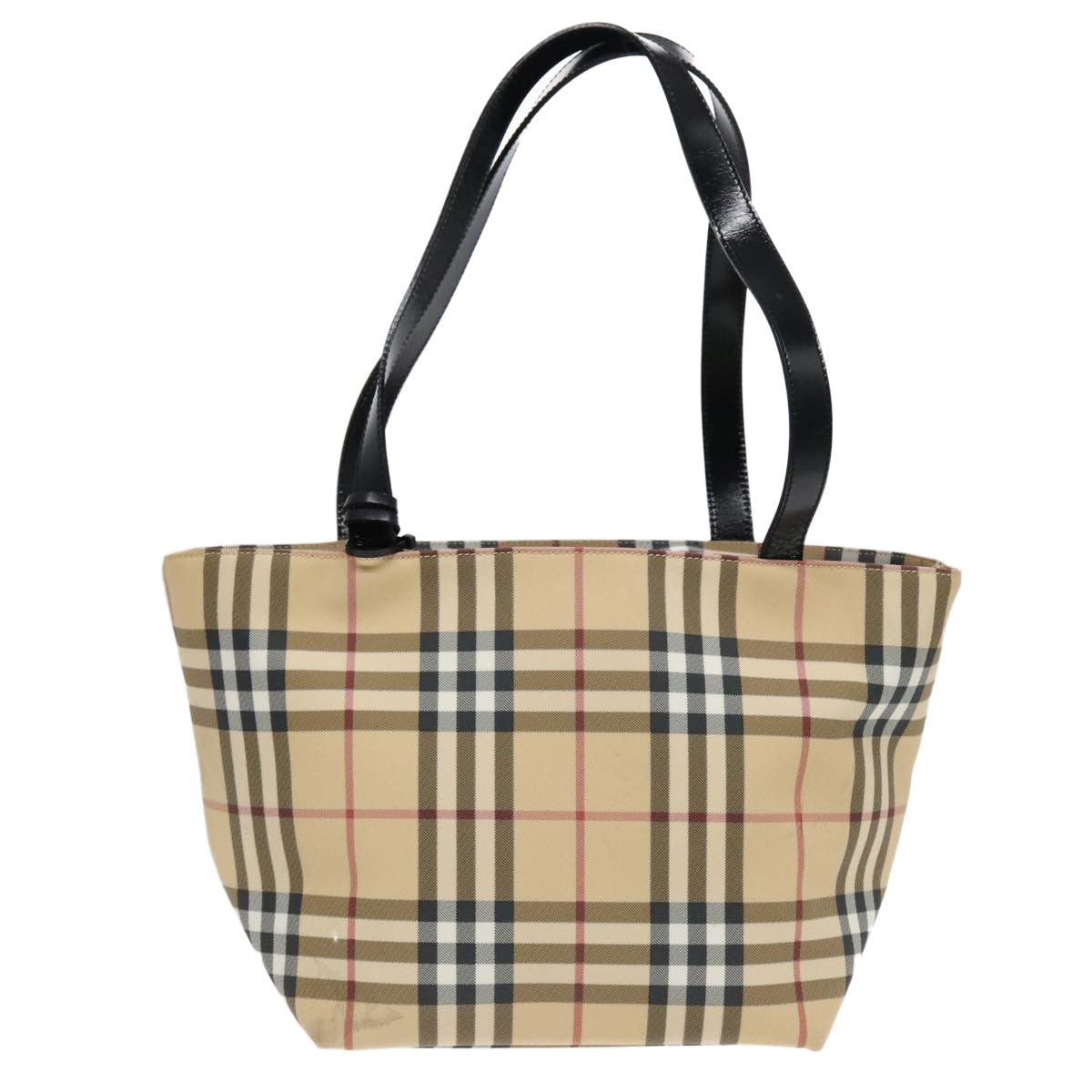 Burberry Nova Check Handbag Nova Check Canvas Beige Canvas Handbag (Authentic Pre-Loved)