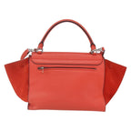 Celine Trapeze Bag Leather Red Leather Handbag (Authentic Pre-Loved)