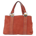 Gucci Vintage Bamboo Handle Bag Leather Red Leather Handbag (Authentic Pre-Loved)