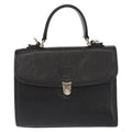 Burberry Vintage Handbag Leather Black Leather Handbag (Authentic Pre-Loved)