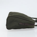 Prada Zip Around Tote Tessuto Khaki Nylon Handbag (Authentic Pre-Loved)