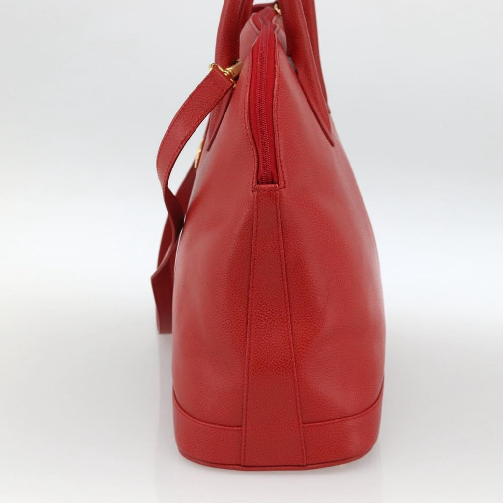 Burberry Vintage Handbag Leather Red Leather Handbag (Authentic Pre-Loved)