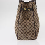 Celine Vintage Macadam Handbag Canvas Beige Canvas Handbag (Authentic Pre-Loved)
