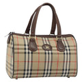 Burberry Nova Check Handbag Nova Check Canvas Beige Canvas Handbag (Authentic Pre-Loved)