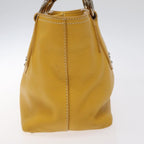 Prada Vintage Handbag Leather Yellow Leather Handbag (Authentic Pre-Loved)