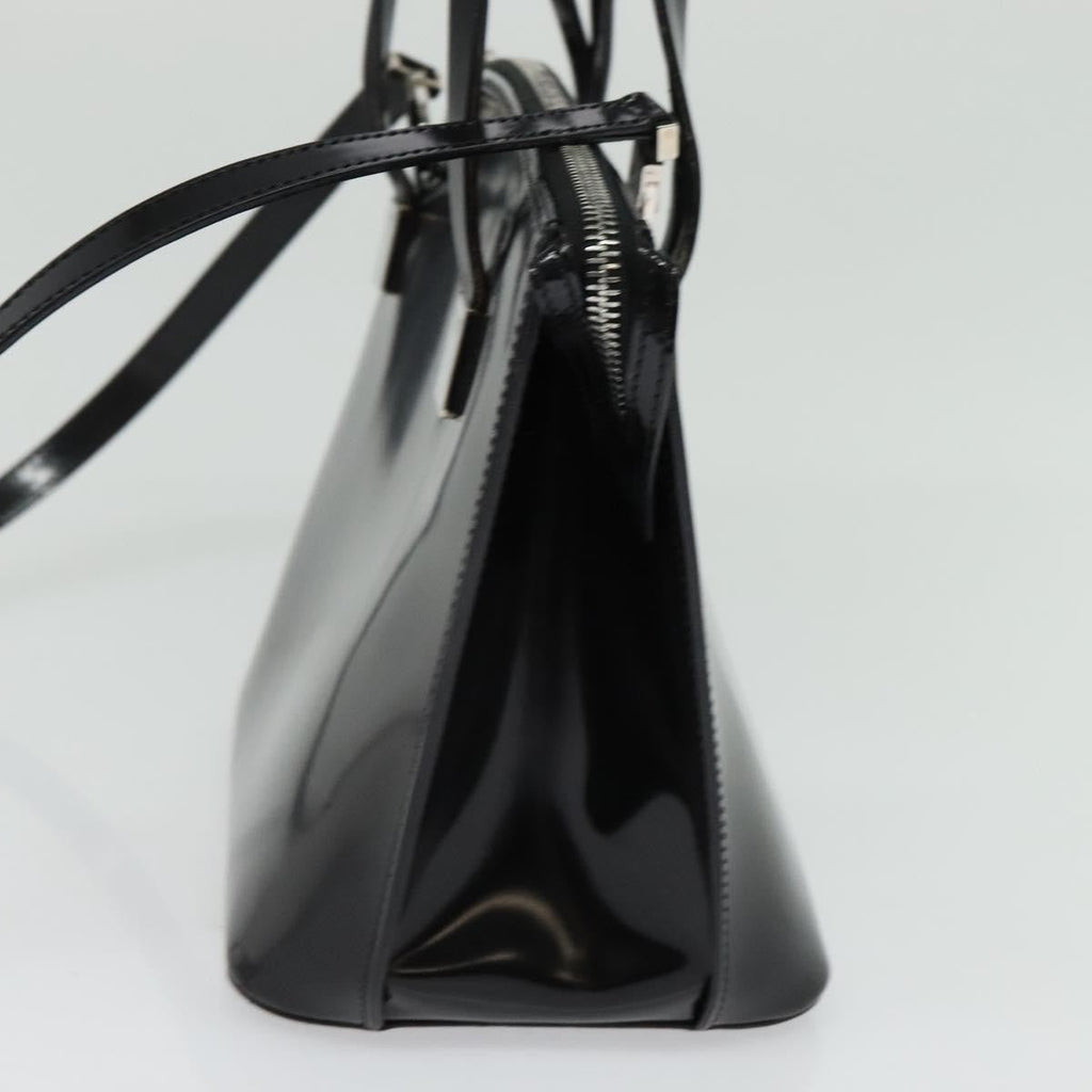 Celine Handbag Patent Leather Black Patent_Leather Handbag (Authentic Pre-Loved)