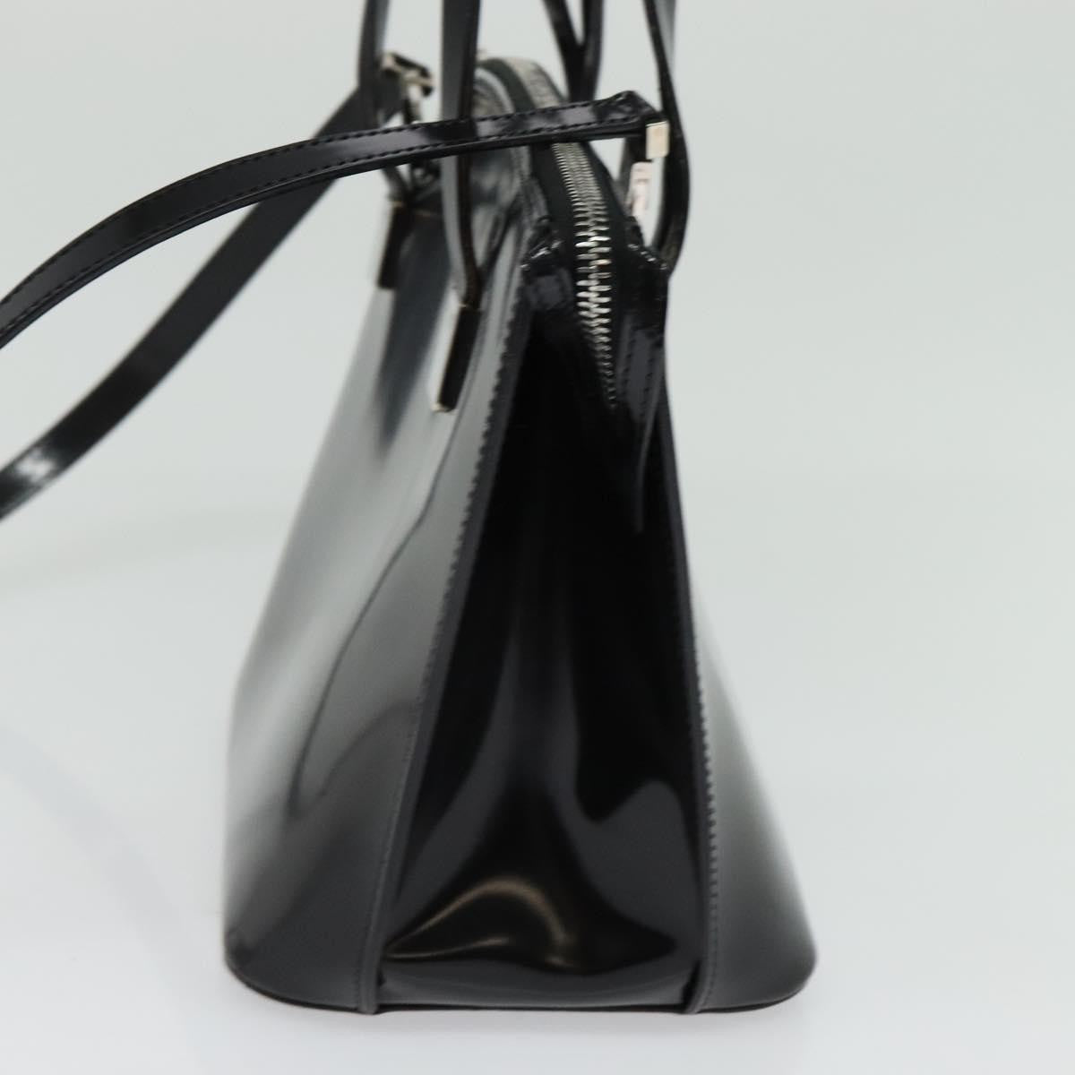 Celine Handbag Patent Leather Black Patent_Leather Handbag (Authentic Pre-Loved)