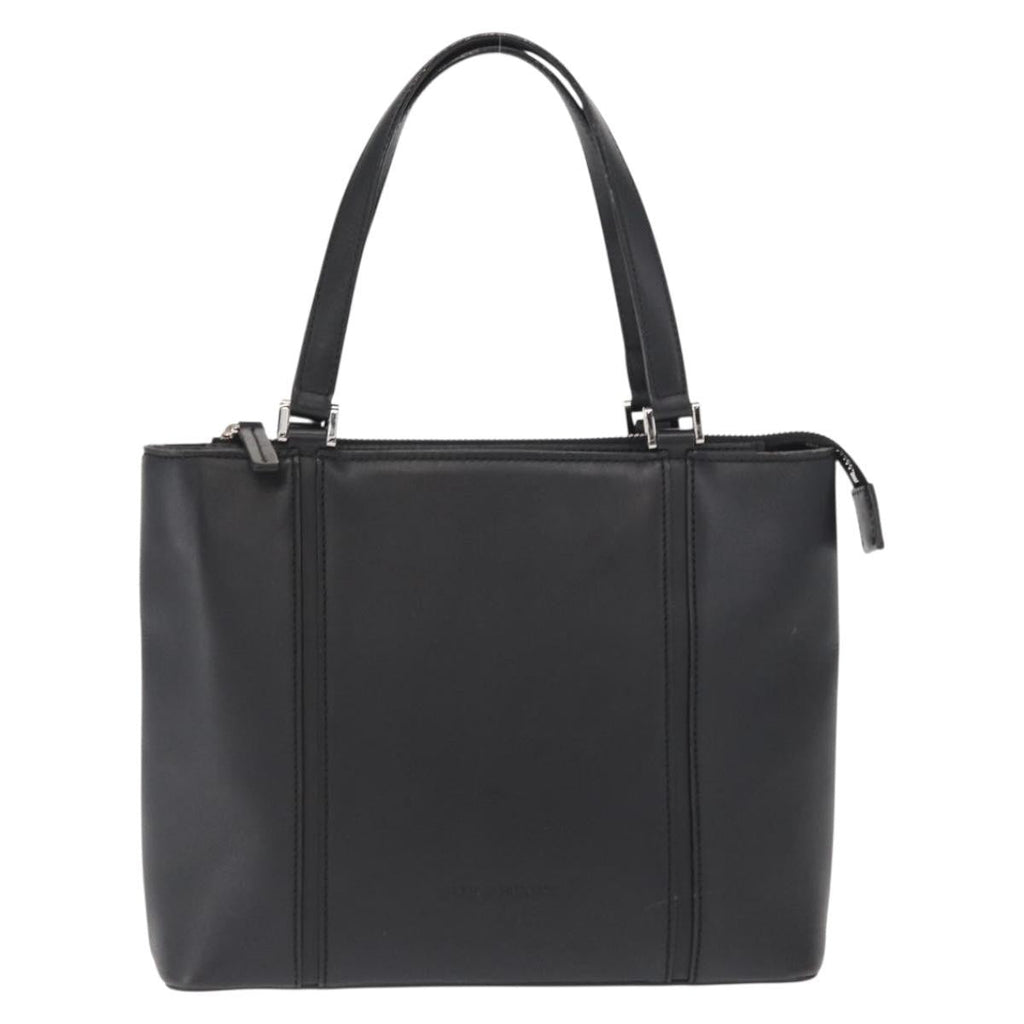 Burberry Vintage Handbag Leather Black Leather Handbag (Authentic Pre-Loved)
