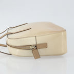 Prada Re-Edition 1995 Handbag Patent Leather Beige Patent_Leather Handbag (Authentic Pre-Loved)