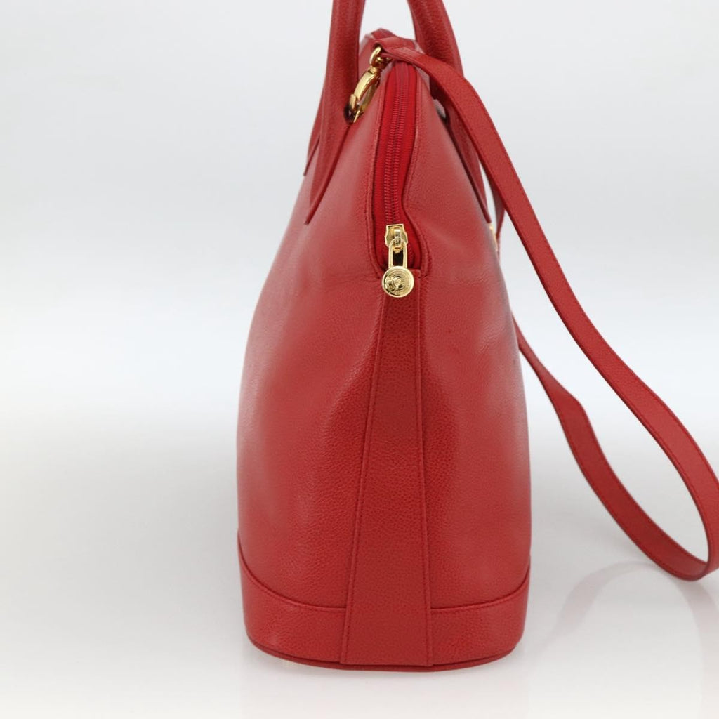 Burberry Vintage Handbag Leather Red Leather Handbag (Authentic Pre-Loved)